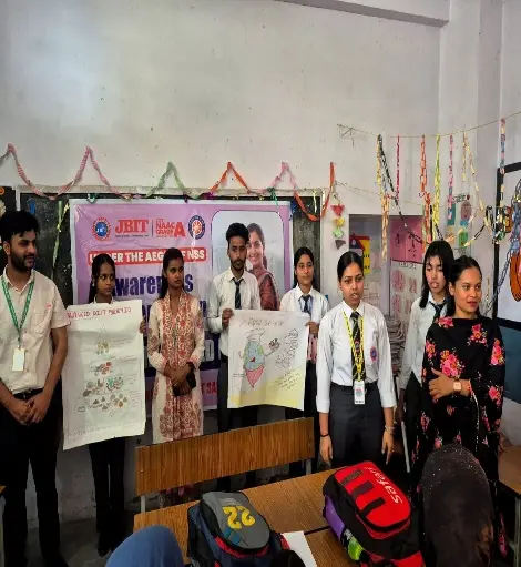 Nutrition & food safety session at a local school