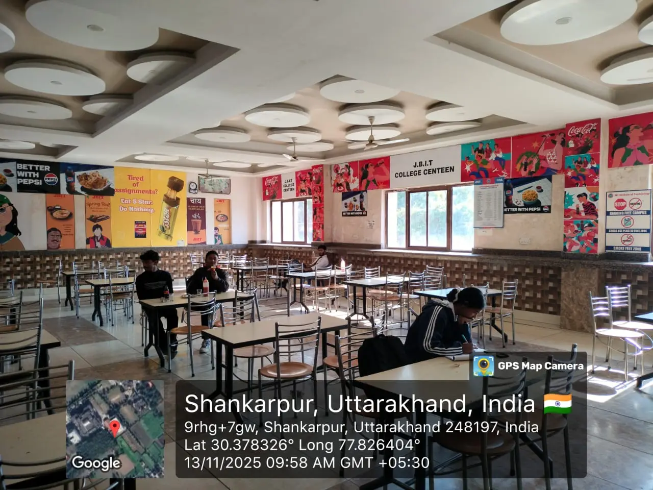 College canteen – seating