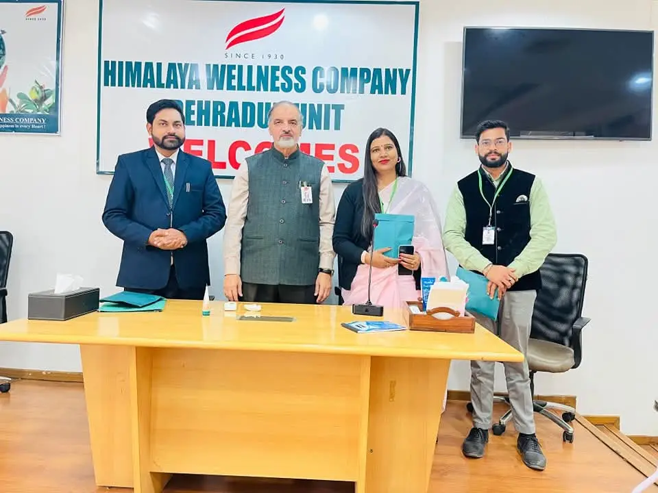 JBIT faculty with the Himalaya Wellness team, Dehradun unit