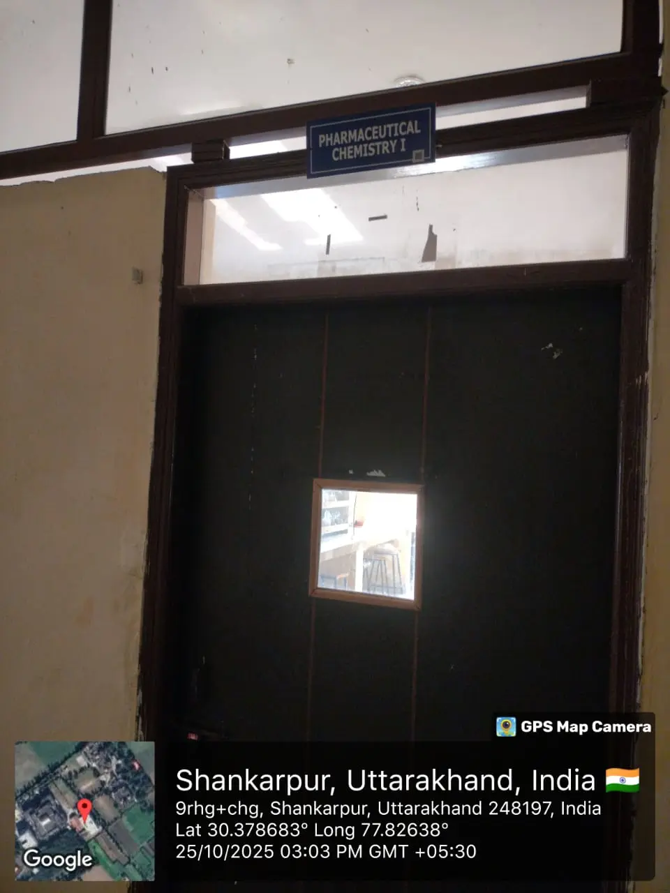 Pharmaceutical Chemistry I Lab – entrance